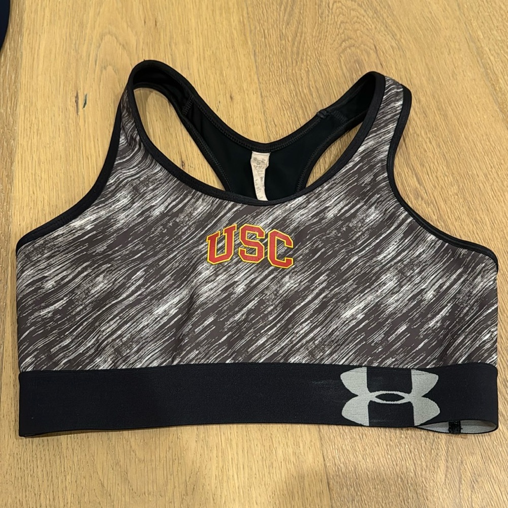 USC Trojans Under Armour Sports Bra